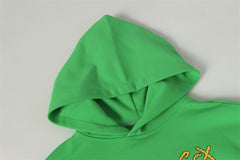 CH Letter Cross Pattern Hoodie #L3108