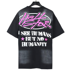 Eye-covered Portrait T-shirt