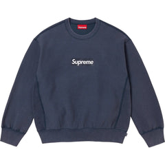 25SS Washed Box Logo Crewneck Sweatshirts