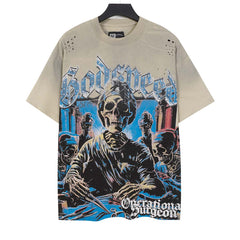 Skull Doctor Pattern T-shirt #G6412