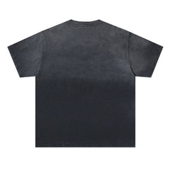 Letter Cheetah Pattern T-shirt