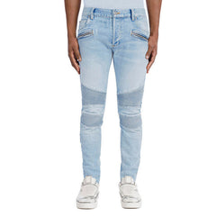 Jack Socool Slim jeans with rips in light wash