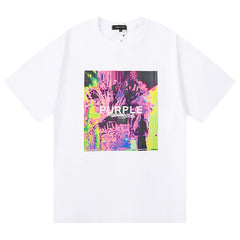 Logo Pattern Print T-Shirt