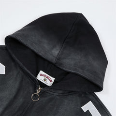 Letter Pattern Hoodie #V155