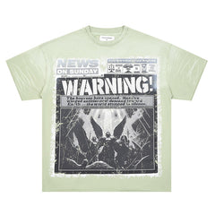 Warning On Sunday Tee