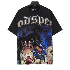 Future City Pattern T-shirt #G6196