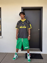 'Cyber Beam' Mesh Jersey