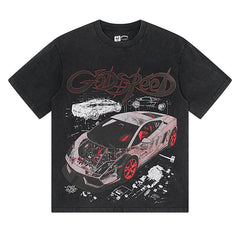 Racing Car Pattern T-shirt #G1182/G3182