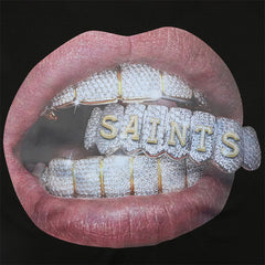 Diamond-studded Teeth Tee