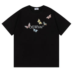 Logo Pattern Printed T-Shirt