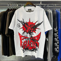 Letter Printed T-Shirt White
