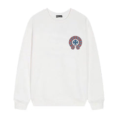 Letter Cross Pattern Sweatshirt #D28