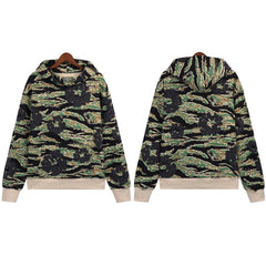 Cotton Wreath Camouflage Hoodie