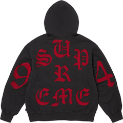 Cut Out Zip Up Hooded Sweatshirt