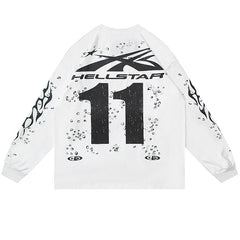 terry fabric Long Sleeve Tee