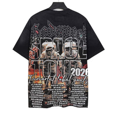 Skull Astronaut Pattern T-shirt #G5406/G6406