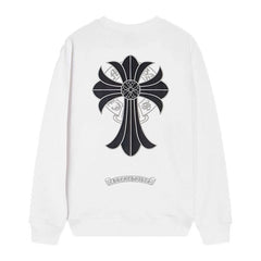 Letter Cross Pattern Sweatshirt #D26