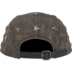 Stars Studded Denim Camp Cap