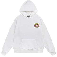 Letter Cross Pattern Hoodie #B67
