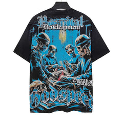 Skull Doctor Pattern T-shirt #G6412