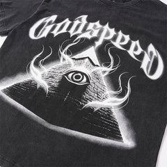 Pyramid Evil Eye Pattern T-shirt #G6180