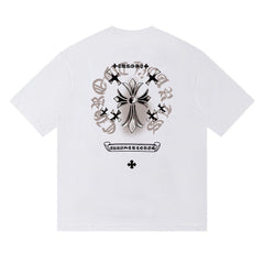CH Cross Pattern T-shirt #Y56
