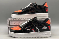 A Bathing Sta Low Mad Shark Black Orange