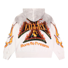 Letter Pattern Hoodie #V6070
