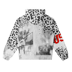 Letter Pattern Hoodie #V6076